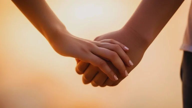Dos manos entrelazadas